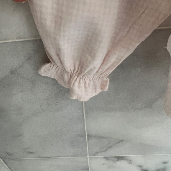 Pukatuka Pajama Set Size 8 100% Cotton Eyelet collar with detail pockets - Picture 4 of 8